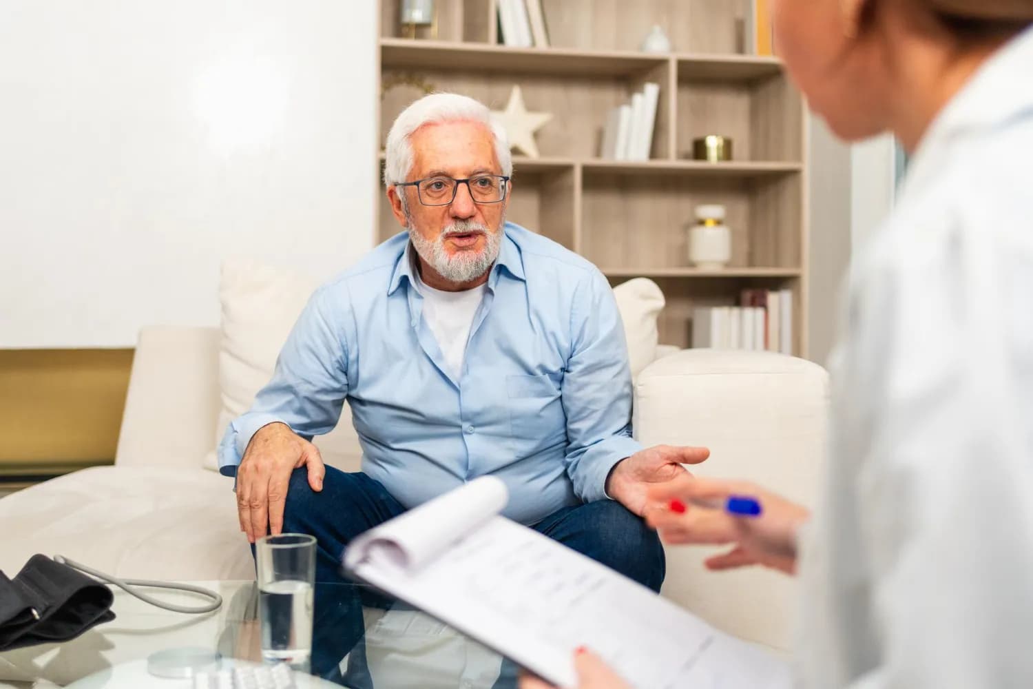 Men's health consultation at LYVA Primary Care & Wellness Center